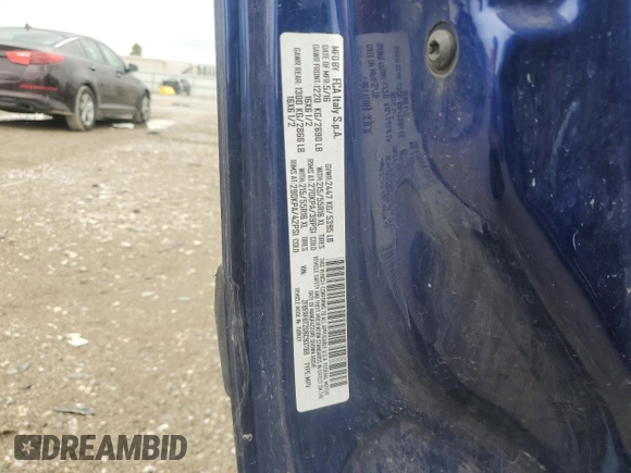 2016 Ram ProMaster City Cargo Tradesman SLT with VIN ZFBERFBT2G6C93788, listed as a Copart auction lot 58568335 with 378,275 mi miles and Clean title. Bid and sale history available at DreamBid. Image 13.