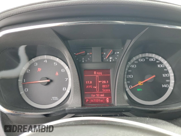 2015 GMC Terrain SLT with VIN 2GKFLXE30F6219249, listed as a Copart auction lot 45287735 with 147,331 mi miles and Salvage Title. Bid and sale history available at DreamBid. Image 9.