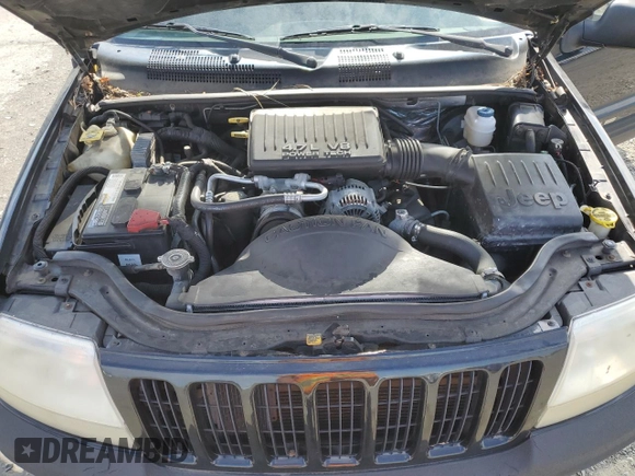 1999 Jeep Grand Cherokee Limited with VIN 1J4GW68N4XC679841, listed as a Copart auction lot 59760015 with 155,366 mi miles and Salvage title. Bid and sale history available at DreamBid. Image 12.