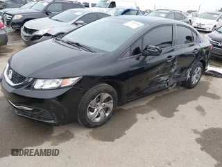 2014 Honda Civic Sedan LX with VIN 19XFB2F50EE227853, listed as a IAAI auction lot 42087506 with 113,120 mi miles. Bid and sale history available at carsss.com. Image 2.