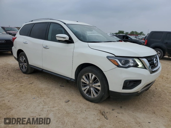 2019 Nissan Pathfinder SV z VIN 5N1DR2MN8KC635313, wystawiony jako Copart lot #51874245 z przebiegiem 107 462 mil mil oraz Czysty tytuł • Clean title. Historia ofert i sprzedaży dostępna na DreamBid. Obrazek 4.