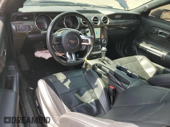 2016 Ford Mustang GT with VIN 1FA6P8CF5G5206504, listed as a Copart auction lot 55448035 with 76,856 mi miles and Salvage title. Bid and sale history available at DreamBid. Image 8.