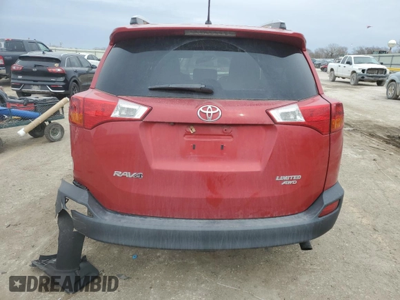 2013 Toyota RAV4 Limited with VIN 2T3DFREV8DW072137, listed as a Copart auction lot 47448335 with 80,019 mi miles and Salvage Title. Bid and sale history available at carsss.com. Image 6.