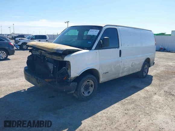 2003 Chevrolet Express Cargo with VIN 1GCGG25V931106262, listed as a IAAI auction lot 41697903 with Not Provided miles and . Bid and sale history available at DreamBid. Image 2.