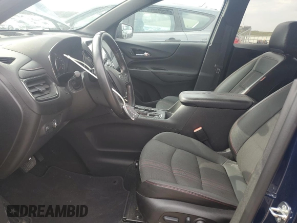 2022 Chevrolet Equinox RS with VIN 3GNAXWEVXNS119642, listed as a Copart auction lot 54705345 with 33,441 mi miles and Salvage title. Bid and sale history available at DreamBid. Image 7.