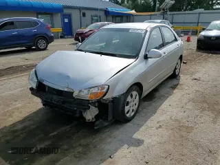 2008 Kia Spectra EX with VIN KNAFE121585511576, listed as a Copart auction lot 68634114 with 123,375 mi miles and Salvage Title. Bid and sale history available at carsss.com. Image 11.