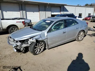 2013 Chevrolet Malibu LTZ with VIN 1G11J5SX8DF154055, listed as a Copart auction lot 89221135 with 145,564 mi miles and Salvage Title. Bid and sale history available at carsss.com. Image 1.