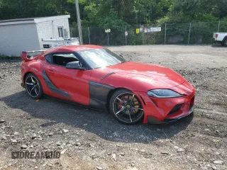 2021 Toyota Supra 3.0 с VIN WZ1DB0C03MW038964, выставлен на аукционе Copart как лот 61932835 с пробегом 24 556 миль миль и Списание • Salvage title. История ставок и продаж доступна на DreamBid. Изображение 4.