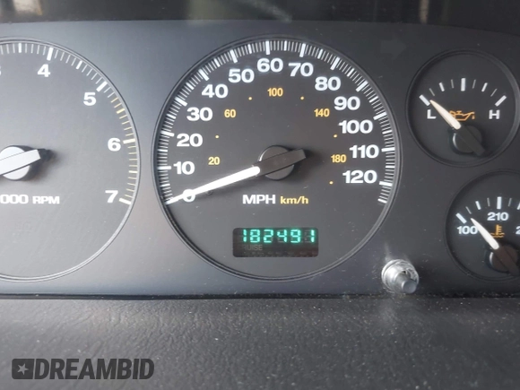 2004 Jeep Grand Cherokee with VIN 1J4GX48J74C283123, listed as a IAAI auction lot 42477393 with 182,491 mi miles and . Bid and sale history available at DreamBid. Image 7.