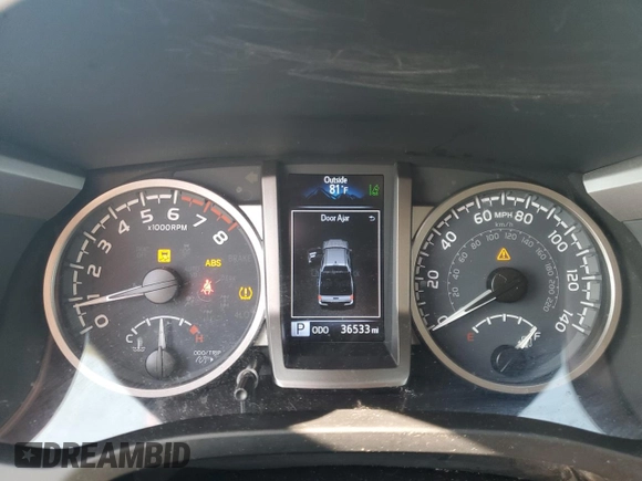 2023 Toyota Tacoma SR5 z VIN 3TMAZ5CN3PM212056, wystawiony jako Copart lot #57217735 z przebiegiem 36 533 mil mil oraz Szkoda całkowita • Salvage title. Historia ofert i sprzedaży dostępna na DreamBid. Obrazek 9.
