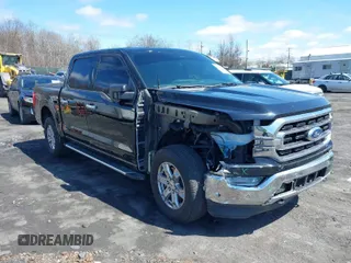 2022 Ford F-150 XL with VIN 1FTEW1EP6NFA39874, listed as a IAAI auction lot 41942202 with 34,545 mi miles. Bid and sale history available at carsss.com. Image 1.