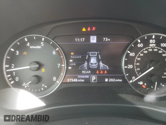 2021 Infiniti QX50 SENSORY with VIN 3PCAJ5CB3MF118112, listed as a Copart auction lot 69484394 with 37,548 mi miles and Salvage Title. Bid and sale history available at carsss.com. Image 9.