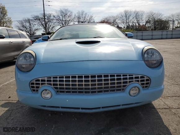 2004 Ford Thunderbird Deluxe with VIN 1FAHP60A14Y103516, listed as a Copart auction lot 52055585 with 69,655 mi miles and Salvage Title. Bid and sale history available at carsss.com. Image 5.