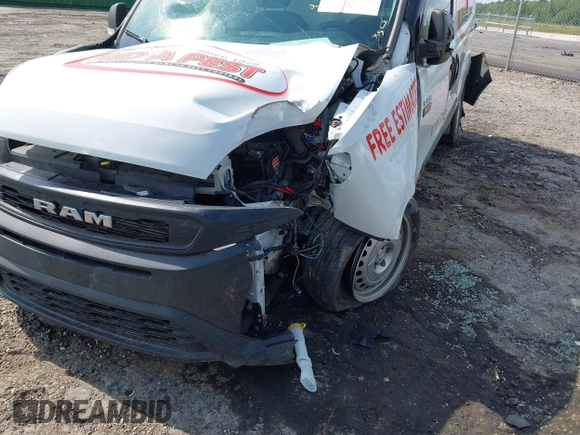 2019 Ram ProMaster City Cargo Tradesman with VIN ZFBHRFAB8K6M54513, listed as a IAAI auction lot 42103644 with 67,256 mi miles and . Bid and sale history available at DreamBid. Image 6.