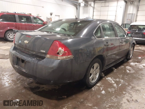 2009 Chevrolet Impala LT with VIN 2G1WT57K591101311, listed as a IAAI auction lot 41747924 with 122,532 mi miles and . Bid and sale history available at DreamBid. Image 4.