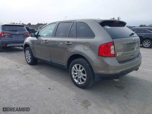 2013 Ford Edge SEL with VIN 2FMDK4JC4DBC10435, listed as a IAAI auction lot 41279743 with 163,387 mi miles. Bid and sale history available at carsss.com. Image 3.