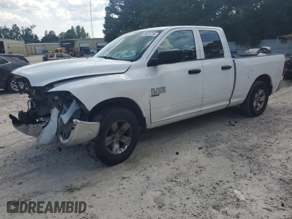 2020 Ram 1500 Classic Tradesman with VIN 1C6RR6FG2LS116532, listed as a Copart auction lot 65825754 with 114,219 mi miles and Salvage Title. Bid and sale history available at carsss.com. Image 1.