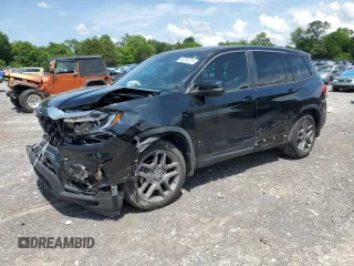 2022 Honda Passport EX-L with VIN 5FNYF7H53NB005048, listed as a Copart auction lot 60298175 with 32,276 mi miles and Salvage title. Bid and sale history available at DreamBid. Image 1.