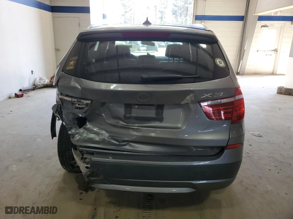 2011 BMW X3 28i with VIN 5UXWX5C54BL708374, listed as a Copart auction lot 48865775 with 158,907 mi miles and Salvage Title. Bid and sale history available at carsss.com. Image 6.