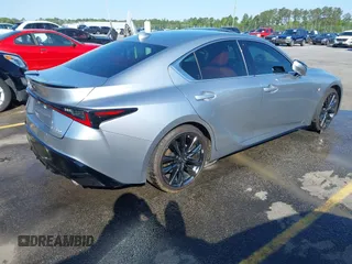 2022 Lexus IS 350 F Sport z VIN JTHGZ1B26N5053772, wystawiony jako IAAI lot #41966565 z przebiegiem 45 020 mil mil oraz . Historia ofert i sprzedaży dostępna na DreamBid. Obrazek 4.