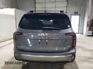 2023 Kia Telluride EX X-Line with VIN 5XYP3DGC8PG372784, listed as a Copart auction lot 51593535 with 12,353 mi miles and Salvage title. Bid and sale history available at DreamBid. Image 6.