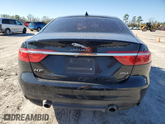 2018 Jaguar XF 25t Prestige with VIN SAJBE4FX9JCY64763, listed as a Copart auction lot 86058104 with 76,900 mi miles and Salvage Title. Bid and sale history available at carsss.com. Image 6.