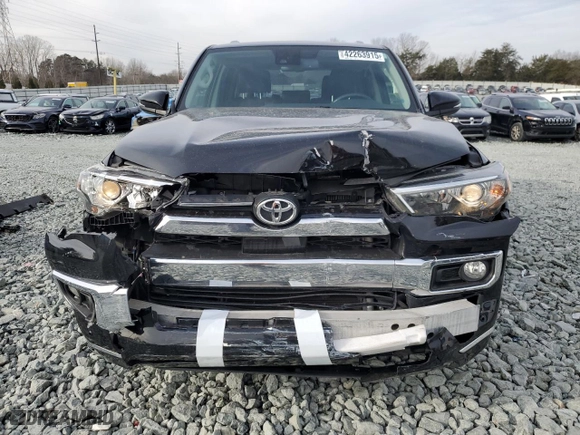 2020 Toyota 4Runner SR5 with VIN JTEBU5JR2L5756424, listed as a Copart auction lot 42263915 with 57,556 mi miles and Salvage Title. Bid and sale history available at carsss.com. Image 5.