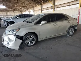2012 Lexus HS with VIN JTHBB1BA3C2049151, listed as a Copart auction lot 74981034 with 283,714 mi miles and Salvage Title. Bid and sale history available at carsss.com. Image 1.