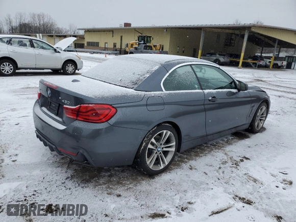 2018 BMW 4 Series 430i xDrive with VIN WBA4Z3C53JEC57500, listed as a Copart auction lot 87028974 with 63,727 mi miles and Salvage Title. Bid and sale history available at DreamBid. Image 3.