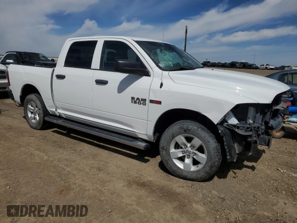 2016 Ram 1500 Tradesman with VIN 1C6RR7KM3GS102145, listed as a Copart auction lot 55087015 with 104,058 mi miles and Salvage title. Bid and sale history available at DreamBid. Image 4.