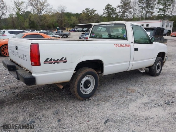 1993 Chevrolet C/K 1500 with VIN 1GCEK14Z5PE165151, listed as a IAAI auction lot 41945399 with 155,800 mi miles. Bid and sale history available at carsss.com. Image 4.