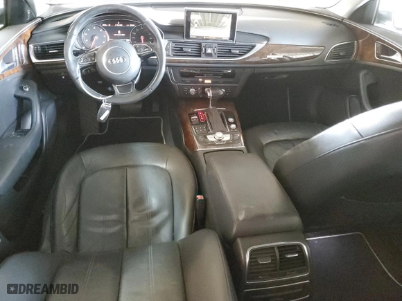 2015 Audi A6 3.0T Premium Plus with VIN WAUFGAFC6FN028732, listed as a Copart auction lot 48512135 with 96,632 mi miles and Salvage Title. Bid and sale history available at carsss.com. Image 8.