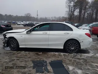 2018 Mercedes-Benz C 43 AMG with VIN 55SWF6EB4JU247805, listed as a IAAI auction lot 41434798 with 92,618 mi miles and . Bid and sale history available at carsss.com. Image 13.