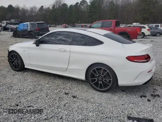 2017 Mercedes-Benz C 43 AMG with VIN WDDWJ6EB5HF445093, listed as a Copart auction lot 42627485 with 86,582 mi miles and Salvage Title. Bid and sale history available at carsss.com. Image 2.
