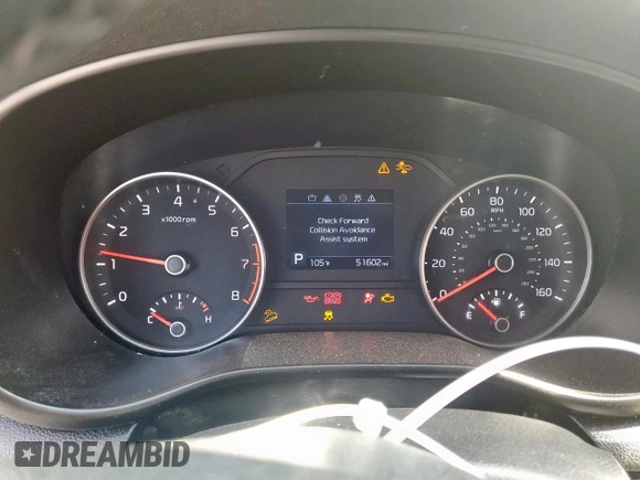 2020 Kia Sportage EX with VIN KNDPN3AC7L7720837, listed as a Copart auction lot 62964845 with 51,602 mi miles and Clean title. Bid and sale history available at DreamBid. Image 9.