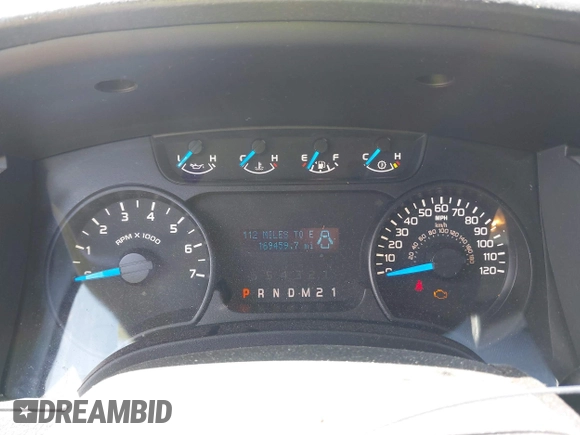 2013 Ford F-150 XL with VIN 1FTFW1EF5DKF08289, listed as a IAAI auction lot 42150706 with 169,459 mi miles and . Bid and sale history available at DreamBid. Image 7.