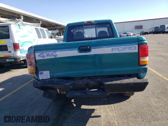 1993 Ford Ranger XLT with VIN 1FTDR15X3PPA91687, listed as a Copart auction lot 75474584 with 71,610 mi miles and Salvage Title. Bid and sale history available at DreamBid. Image 6.