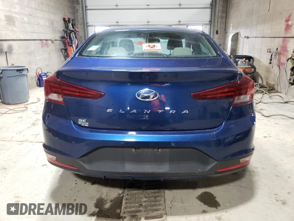 2019 Hyundai Elantra SE with VIN 5NPD74LF0KH482902, listed as a Copart auction lot 54088415 with 63,592 mi miles and Clean Title. Bid and sale history available at DreamBid. Image 6.