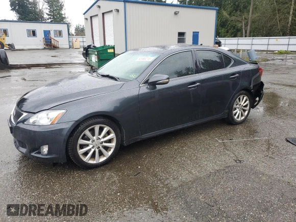 2009 Lexus IS 250 with VIN JTHBK262695100819, listed as a Copart auction lot 50980215 with 205,237 mi miles and Salvage Title. Bid and sale history available at DreamBid. Image 1.