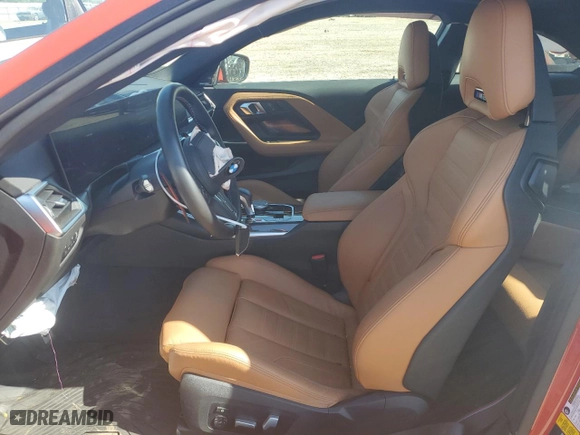 2024 BMW M2 with VIN 3MF13DM00R8D86349, listed as a Copart auction lot 51227764 with 7,114 mi miles and Salvage Title. Bid and sale history available at carsss.com. Image 7.