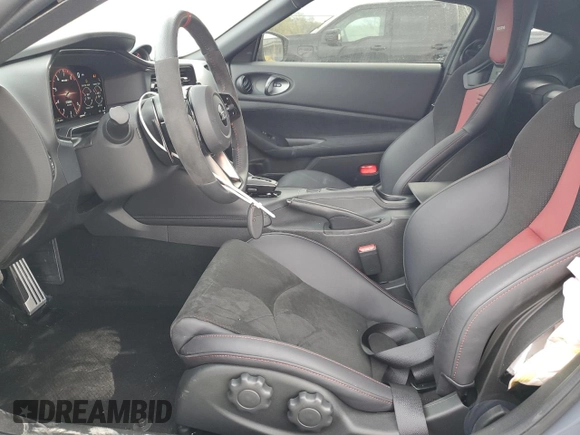 2024 Nissan Z Nismo with VIN JN1BZ4CH0RM367514, listed as a Copart auction lot 52297105 with 1,232 mi miles and Salvage Title. Bid and sale history available at DreamBid. Image 7.