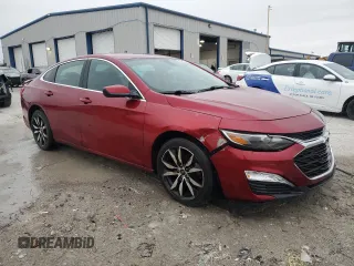 2020 Chevrolet Malibu RS with VIN 1G1ZG5ST7LF045714, listed as a Copart auction lot 51187895 with 134,180 mi miles and Clean Title. Bid and sale history available at DreamBid. Image 4.