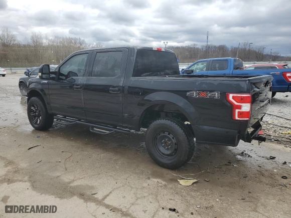 2019 Ford F-150 XL with VIN 1FTEW1E52KFA20992, listed as a Copart auction lot 49848465 with 100,975 mi miles and Salvage Title. Bid and sale history available at carsss.com. Image 2.