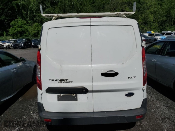 2015 Ford Transit Connect XLT with VIN NM0LS6F71F1188073, listed as a Copart auction lot 60956325 with 153,723 mi miles and Salvage title. Bid and sale history available at DreamBid. Image 6.