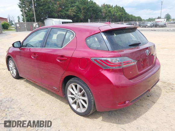 2012 Lexus CT 200h z VIN JTHKD5BH3C2108116, wystawiony jako IAAI lot #42340708 z przebiegiem 123 964 mil mil oraz . Historia ofert i sprzedaży dostępna na DreamBid. Obrazek 3.