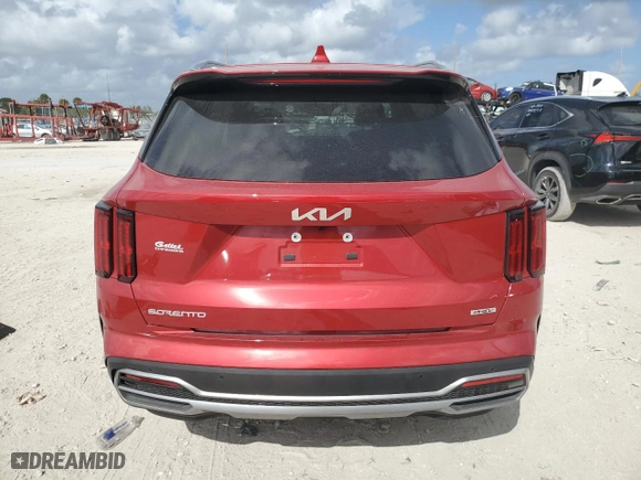 2023 Kia Sorento Plug-In Hybrid SX Prestige with VIN KNDRMDLH2P5202081, listed as a Copart auction lot 79033324 with 15,094 mi miles and Non Repairable. Bid and sale history available at carsss.com. Image 6.