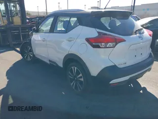 2018 Nissan Kicks SV with VIN 3N1CP5CU6JL527391, listed as a IAAI auction lot 41258116 with 9,804 mi miles and . Bid and sale history available at DreamBid. Image 3.