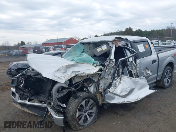 2019 Ford F-150 XL with VIN 1FTEW1E56KFB25731, listed as a IAAI auction lot 41864352 with 1 mi miles. Bid and sale history available at carsss.com. Image 6.