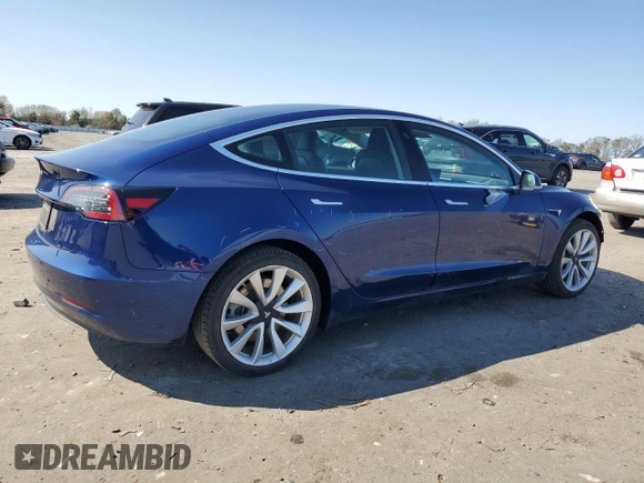 2019 Tesla Model 3 Mid Range with VIN 5YJ3E1EA6KF412837, listed as a Copart auction lot 50871195 with 39,570 mi miles and Salvage Title. Bid and sale history available at DreamBid. Image 3.