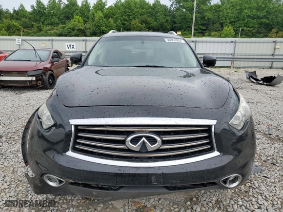 2014 Infiniti QX70 with VIN JN8CS1MW0EM413360, listed as a Copart auction lot 56853934 with 242,661 mi miles and Clean Title. Bid and sale history available at carsss.com. Image 5.